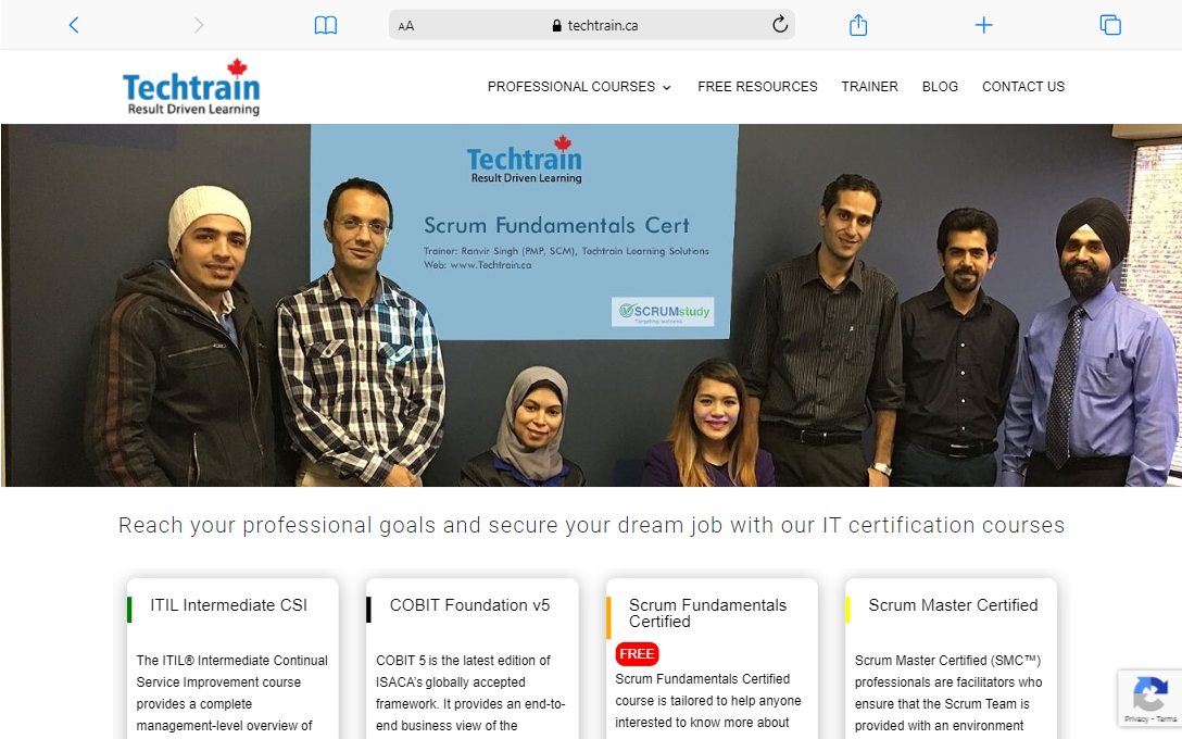 techtrain.ca homepage image